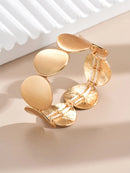 1 Pulseira Elástica Fashion Dourada