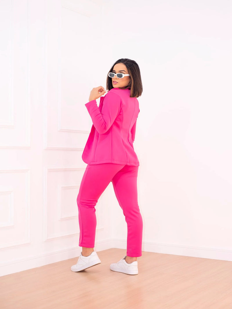 Blazers Feminino Casual Elegante E Versátil Moda Feminina