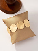 1 Pulseira Elástica Fashion Dourada