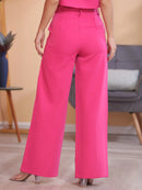 Vendedor IndicadoConjunto feminino de alfaiataria blusa manga curta com calça reta ótimo para usar no trabalho dia a dia casual premium acabamento pespontado