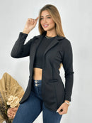 Vendedor Indicado
Blazer Feminino Elegante Alongado Acinturado 2198 Com Manga Longa e Bolsos Fakes - Social, Feminino, Trabalho, Escritório, Dia-a-Dia, Perfeito para Compor Looks
