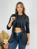 Vendedor Indicado
Blazer Feminino Elegante Alongado Acinturado 2198 Com Manga Longa e Bolsos Fakes - Social, Feminino, Trabalho, Escritório, Dia-a-Dia, Perfeito para Compor Looks