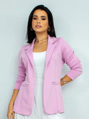 Blazer Alfaiataria Social Feminino Elegante Atemporal Sobretudo Acinturado