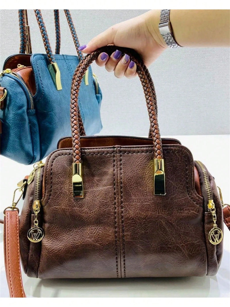 Vendedor Indicado
Bolsa Feminina Baú Média, Alça De Mão E Transversal