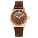 Relógio Casual Couro Feminino Lindo