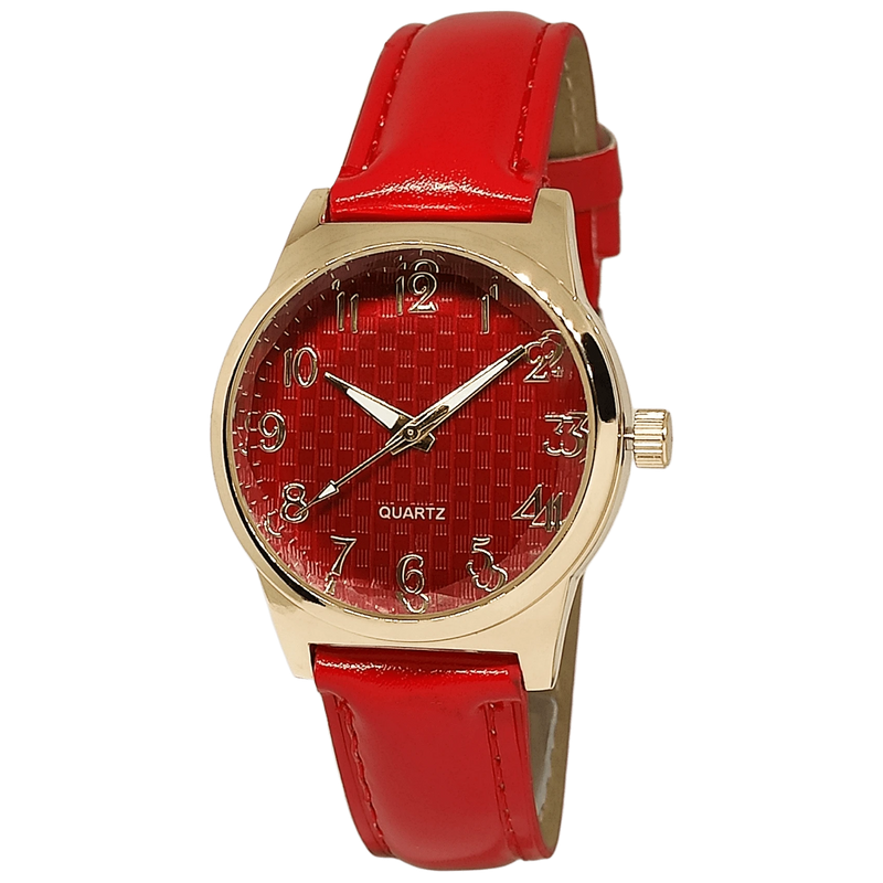 Relógio Casual Couro Feminino Lindo
