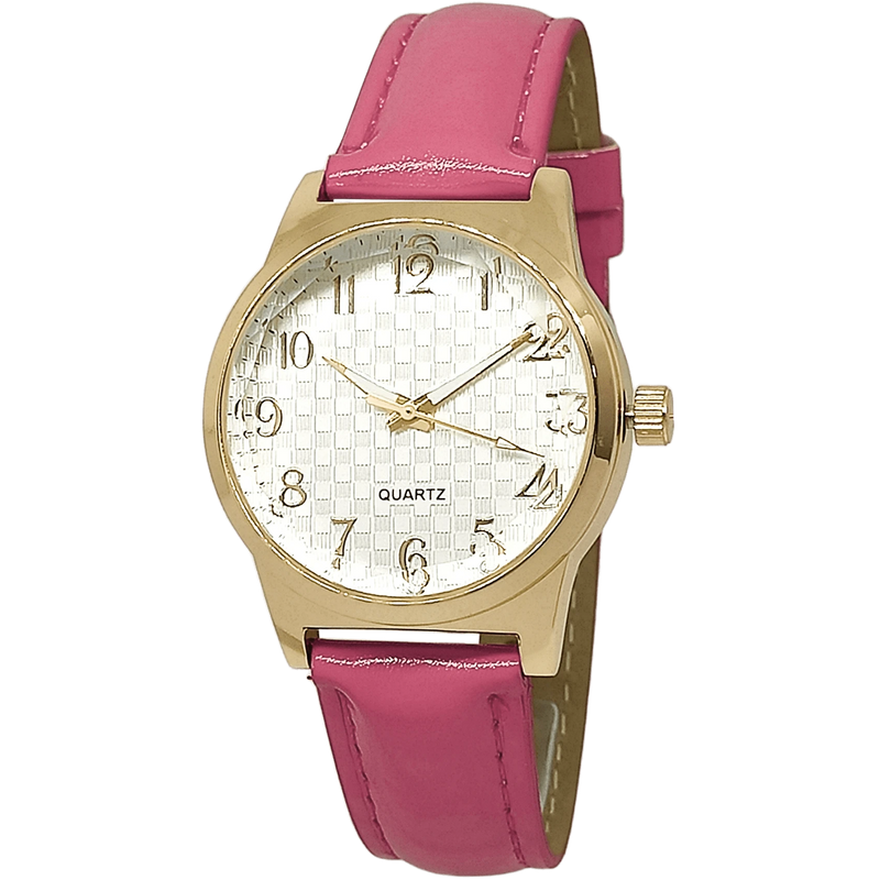 Relógio Casual Couro Feminino Lindo