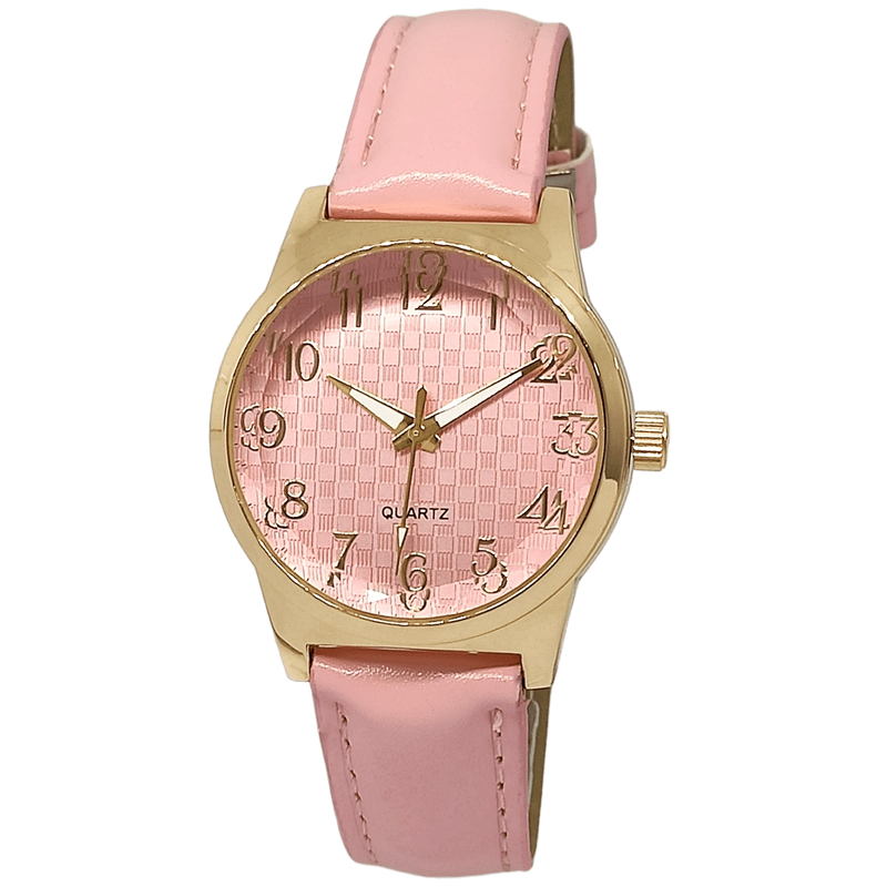 Relógio Casual Couro Feminino Lindo