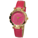 Relógio Casual Couro Feminino Lindo