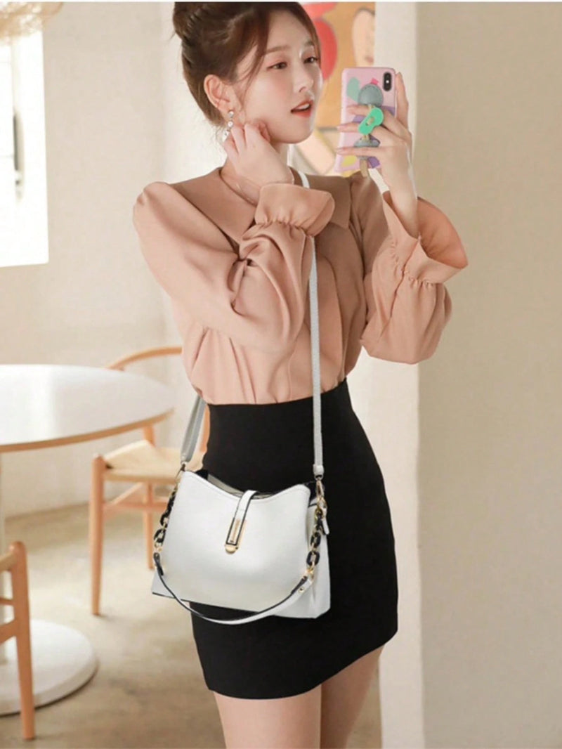 Bolsa Feminina Ombro Transversal Media 2 Alças[dx2897]