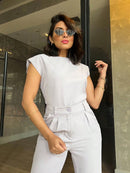 Conjunto Tecido Luis Twill Azul Cadete – VIVIANE