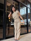 Conjunto Tecido Luis Twill Azul Cadete – VIVIANE