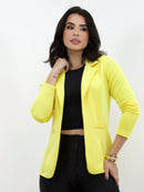 Blazer Alfaiataria Social Feminino Elegante Atemporal Sobretudo Acinturado
