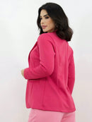 Blazer Alfaiataria Social Feminino Elegante Atemporal Sobretudo Acinturado