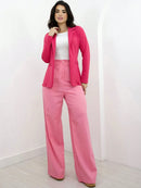 Blazer Alfaiataria Social Feminino Elegante Atemporal Sobretudo Acinturado