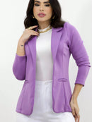 Blazer Alfaiataria Social Feminino Elegante Atemporal Sobretudo Acinturado