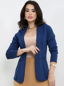 Blazer Alfaiataria Social Feminino Elegante Atemporal Sobretudo Acinturado