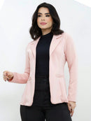 Blazer Alfaiataria Social Feminino Elegante Atemporal Sobretudo Acinturado