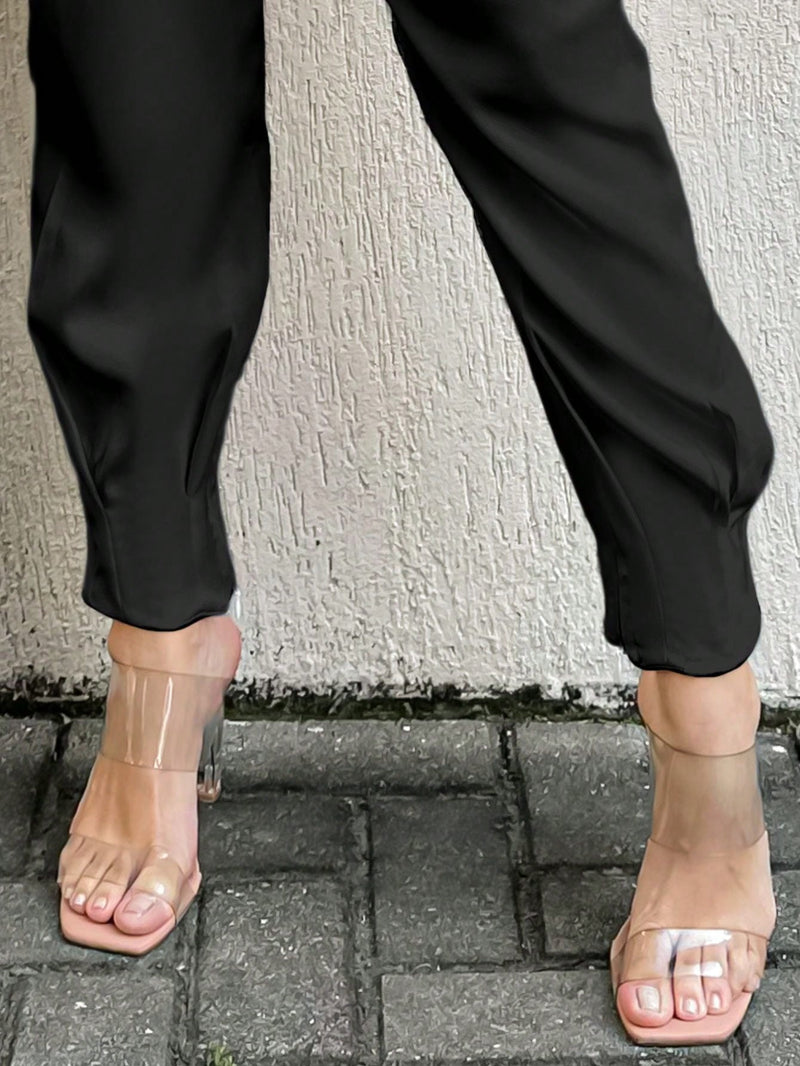 Vendedor Indicado
Emili LLANA MODA Calça Cenoura Jogger Alfaiataria Feminina Barra Com Zíper