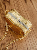 Vendedor IndicadoBolsa Feminina Transversal Coração Pequena Festa Alça Corrente