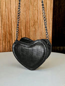 Vendedor IndicadoBolsa Feminina Transversal Coração Pequena Festa Alça Corrente