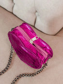 Vendedor IndicadoBolsa Feminina Transversal Coração Pequena Festa Alça Corrente