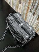 Vendedor IndicadoBolsa Feminina Transversal Coração Pequena Festa Alça Corrente