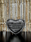 Vendedor IndicadoBolsa Feminina Transversal Coração Pequena Festa Alça Corrente