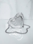 Vendedor IndicadoBolsa Feminina Transversal Coração Pequena Festa Alça Corrente