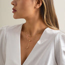 Vendedor Indicado
colar Aço titânio colar de camada dupla de nicho feminino high-end design sentido pequena cadeia de clavícula de contas 2023 novos acessórios simples da moda