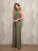 Vendedor Indicado
Conjunto Feminino em Alfaiataria Laris Blusa com Calça comprida