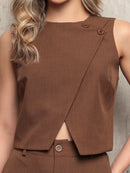 Vendedor Indicado
Conjunto Feminino em Alfaiataria Laris Blusa com Calça comprida