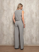 Vendedor Indicado
Conjunto Feminino em Alfaiataria Laris Blusa com Calça comprida