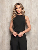 Vendedor Indicado
Conjunto Feminino em Alfaiataria Laris Blusa com Calça comprida