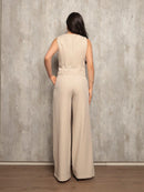 Vendedor Indicado
ANLE MODAS Conjunto feminina Colete com Calça Alfaiataria chic Social estampado Listrado