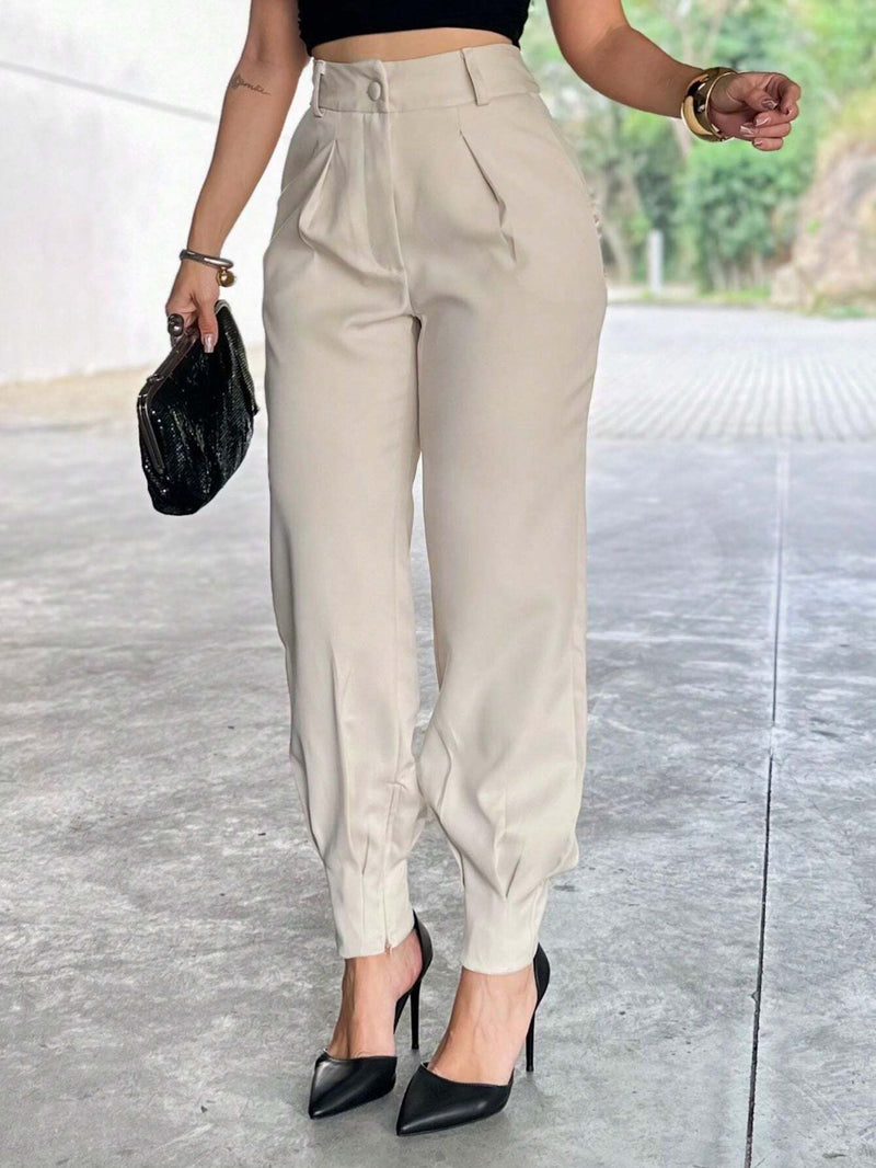 Vendedor Indicado
Emili LLANA MODA Calça Cenoura Jogger Alfaiataria Feminina Barra Com Zíper