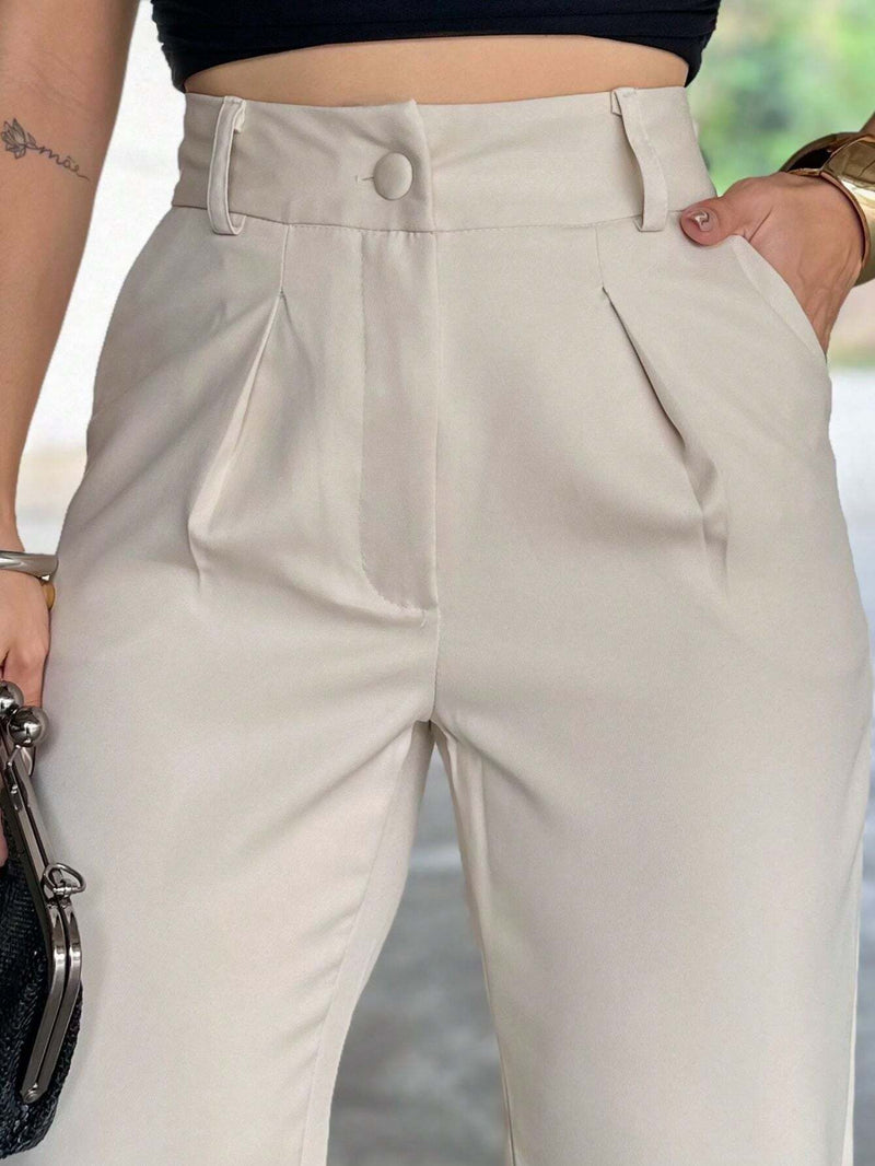 Vendedor Indicado
Emili LLANA MODA Calça Cenoura Jogger Alfaiataria Feminina Barra Com Zíper