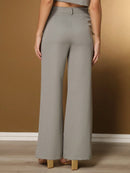 Vendedor IndicadoConjunto feminino de alfaiataria blusa manga curta com calça reta ótimo para usar no trabalho dia a dia casual premium acabamento pespontado