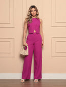 Vendedor Indicado
Conjunto Feminino em Alfaiataria Laris Blusa com Calça comprida