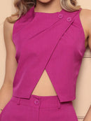 Vendedor Indicado
Conjunto Feminino em Alfaiataria Laris Blusa com Calça comprida