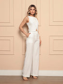 Vendedor Indicado
Conjunto Feminino em Alfaiataria Laris Blusa com Calça comprida