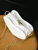 Vendedor IndicadoBolsa Feminina Transversal Coração Pequena Festa Alça Corrente