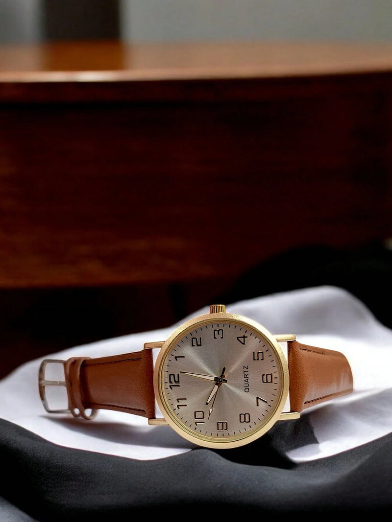 Vendedor Indicado
Relógio Masculino Social de Quartz Elegante Pulseira de Couro