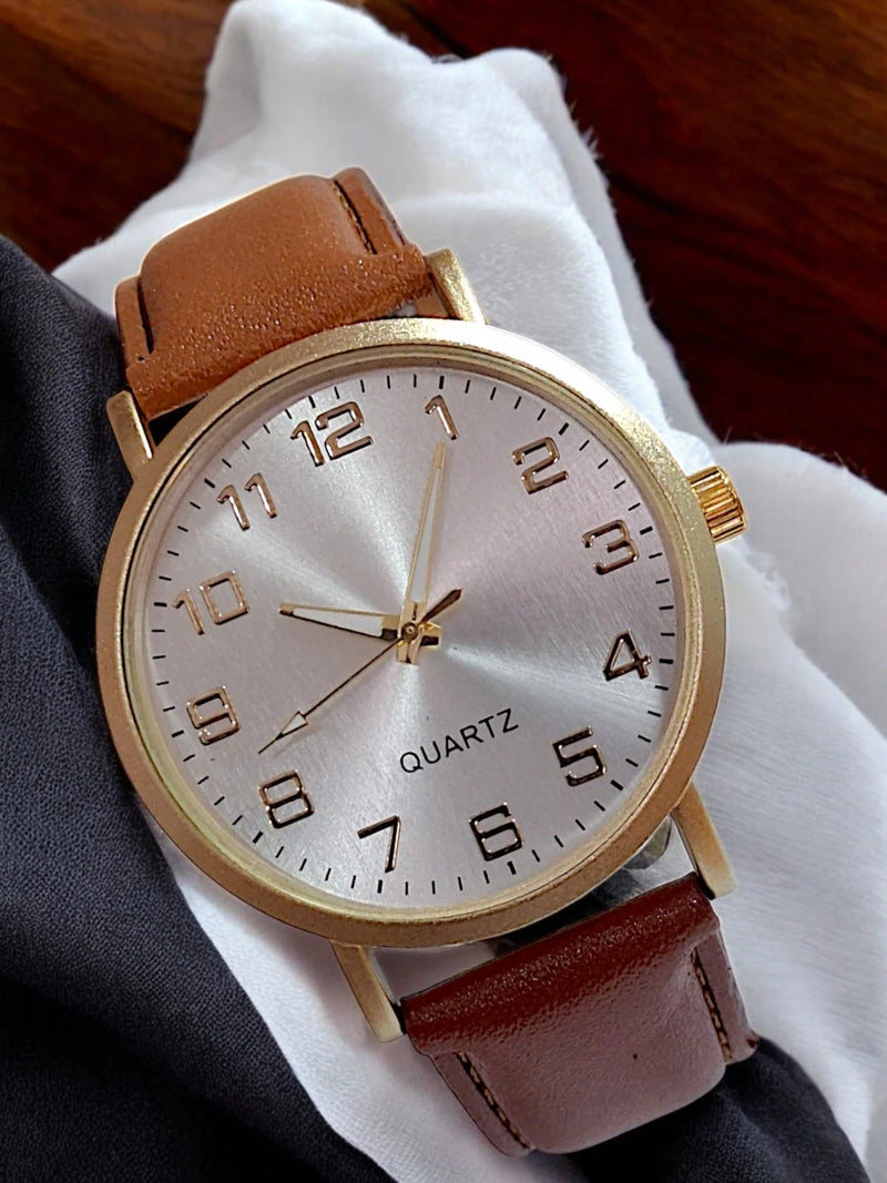 Vendedor Indicado
Relógio Masculino Social de Quartz Elegante Pulseira de Couro
