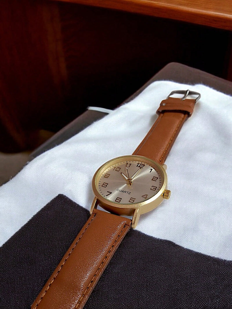 Vendedor Indicado
Relógio Masculino Social de Quartz Elegante Pulseira de Couro