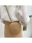 Vendedor Indicado
DESC Bolsa Feminina Pequena Palha Sintética Redonda Alça Comprida corda transversal