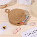 Vendedor Indicado
DESC Bolsa Feminina Pequena Palha Sintética Redonda Alça Comprida corda transversal