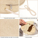 Vendedor Indicado
DESC Bolsa Feminina Pequena Palha Sintética Redonda Alça Comprida corda transversal