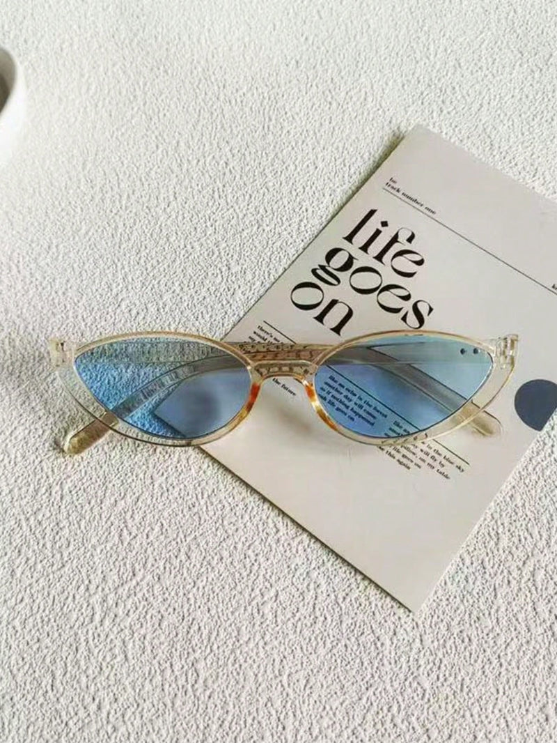 1 Par de Óculos de Moda Estilo Gatinho para Mulheres para Decoração, Acessórios Elegantes para Praia, Acessórios de Praia para Mulheres, Óculos Escuros, Básicos da Moda, Roupas Outono Inverno para Mulheres, Casual para Negócios, Presentes