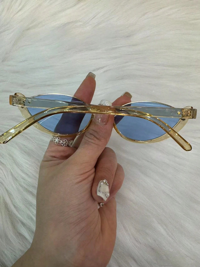 1 Par de Óculos de Moda Estilo Gatinho para Mulheres para Decoração, Acessórios Elegantes para Praia, Acessórios de Praia para Mulheres, Óculos Escuros, Básicos da Moda, Roupas Outono Inverno para Mulheres, Casual para Negócios, Presentes